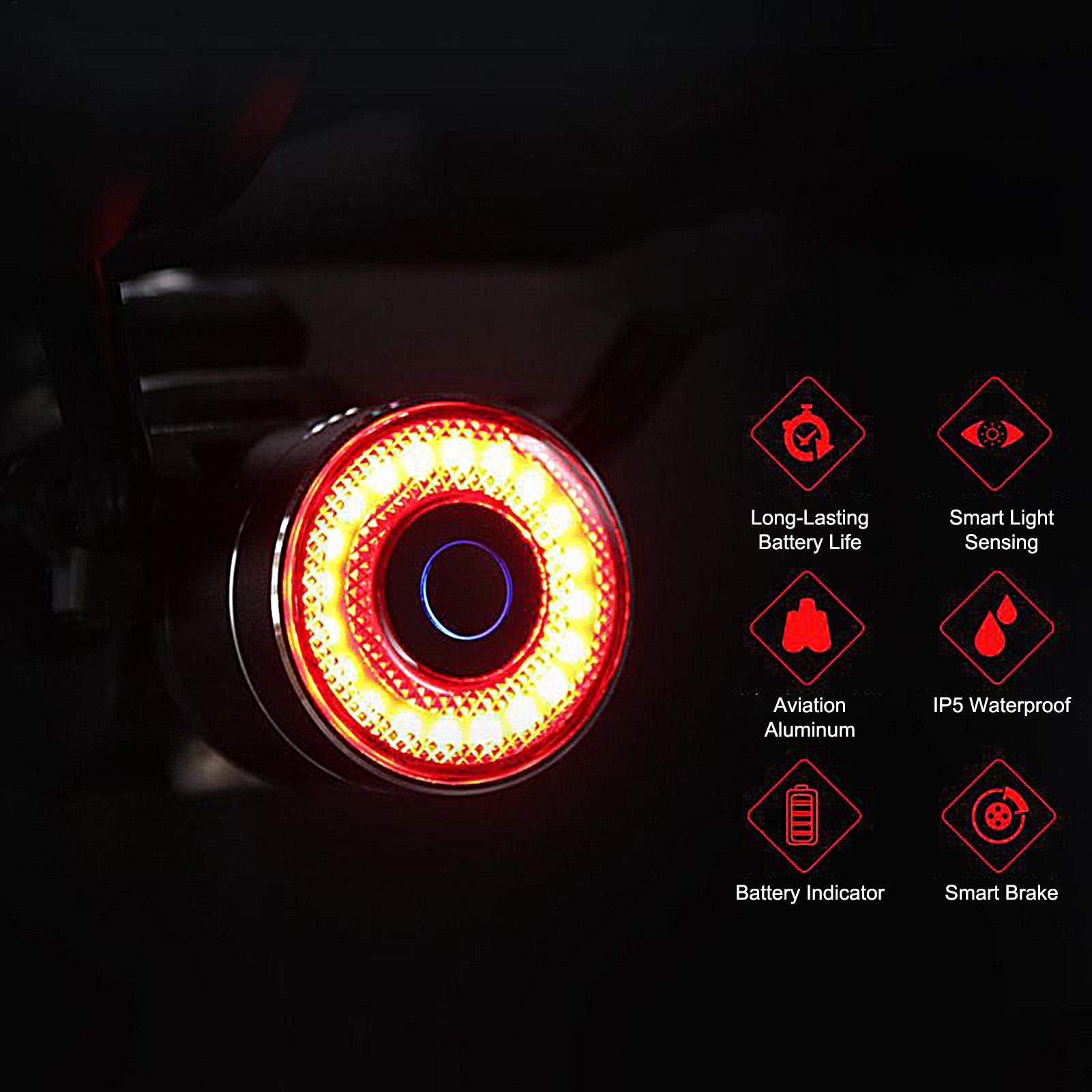 Bicycle Brake Light Smart Bike - Cycling Commuter บทวิจารณ์และราคา