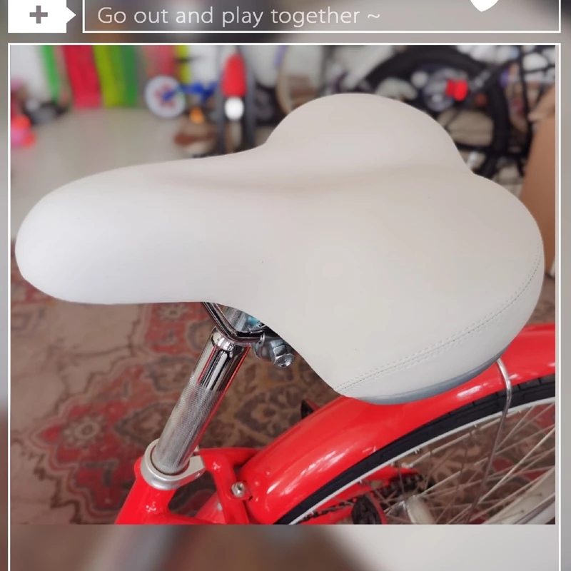 Bicycle Saddle White Color Wit - Cycling In City บทวิจารณ์และราคา