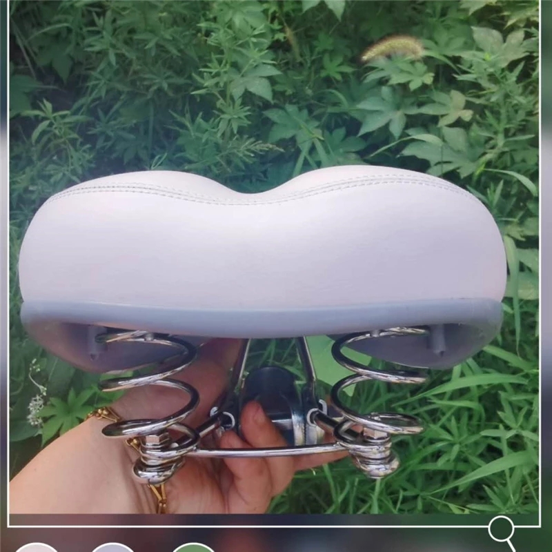 Bicycle Saddle White Color Wit - Cycling In City บทวิจารณ์และราคา