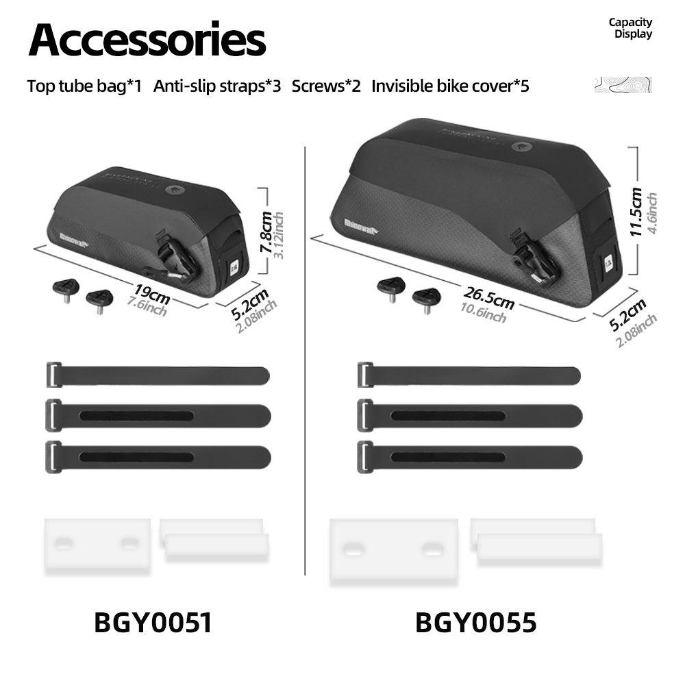Rhinowalk Bike Top Tube Bag IP - Cycling Commuter Backpack Waterproof บทวิจารณ์และราคา