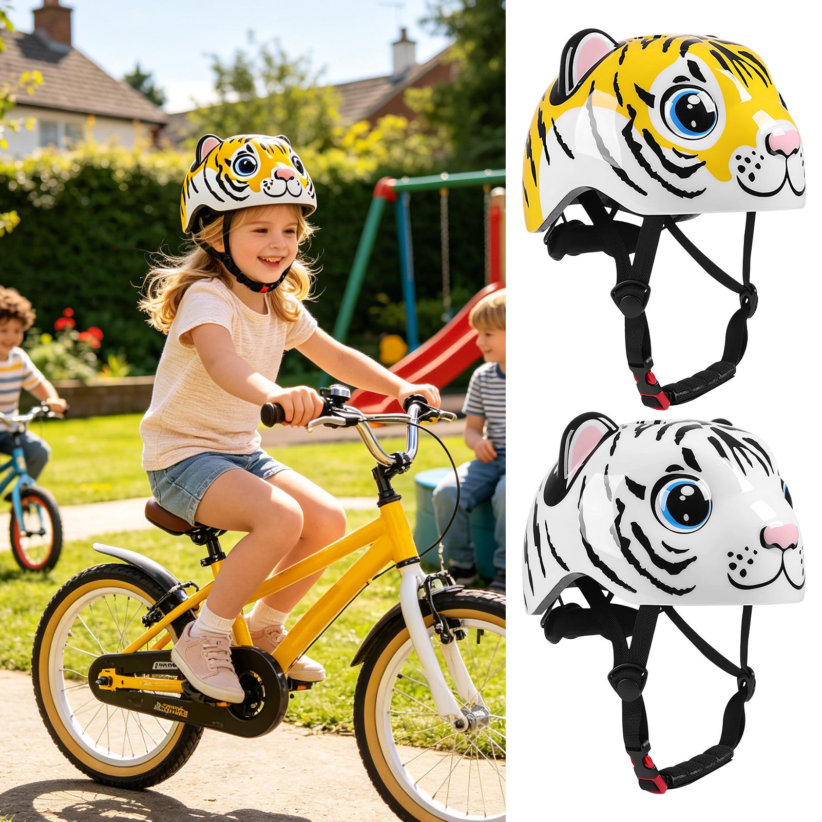 Helmet For Kids Tiger Pattern  - Commute Cycling Helmet บทวิจารณ์และราคา