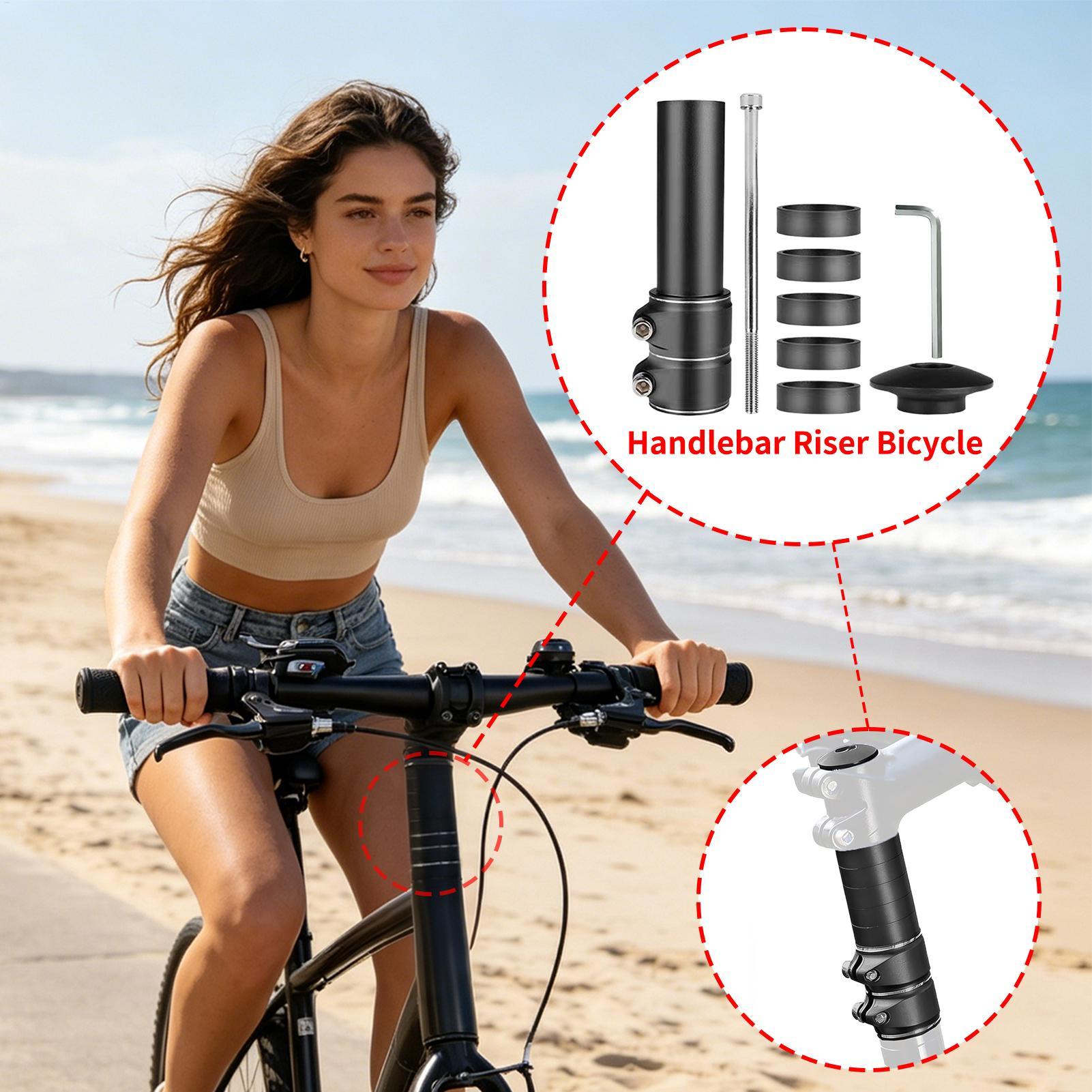 Handlebar Risers Adjustable Al - Cycling In City บทวิจารณ์และราคา