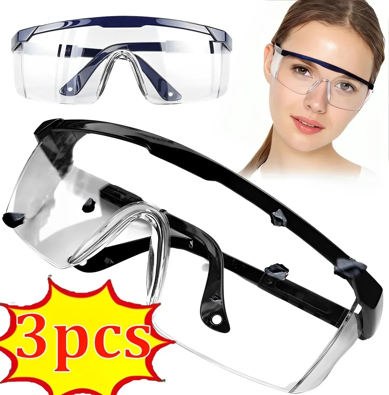 3Pcs Anti-Splash Work Safety G - Cycling To Work บทวิจารณ์และราคา