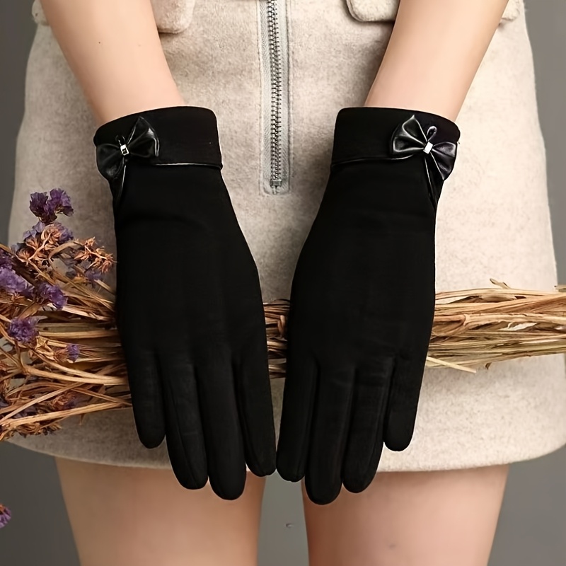Winter Women's Bow Touch Scree - Cycling Commute Essentials บทวิจารณ์และราคา
