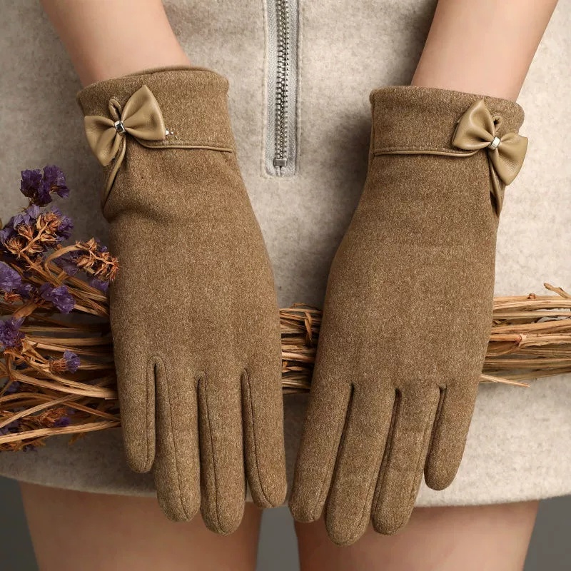 Winter Women's Bow Touch Scree - Cycling Commute Essentials บทวิจารณ์และราคา