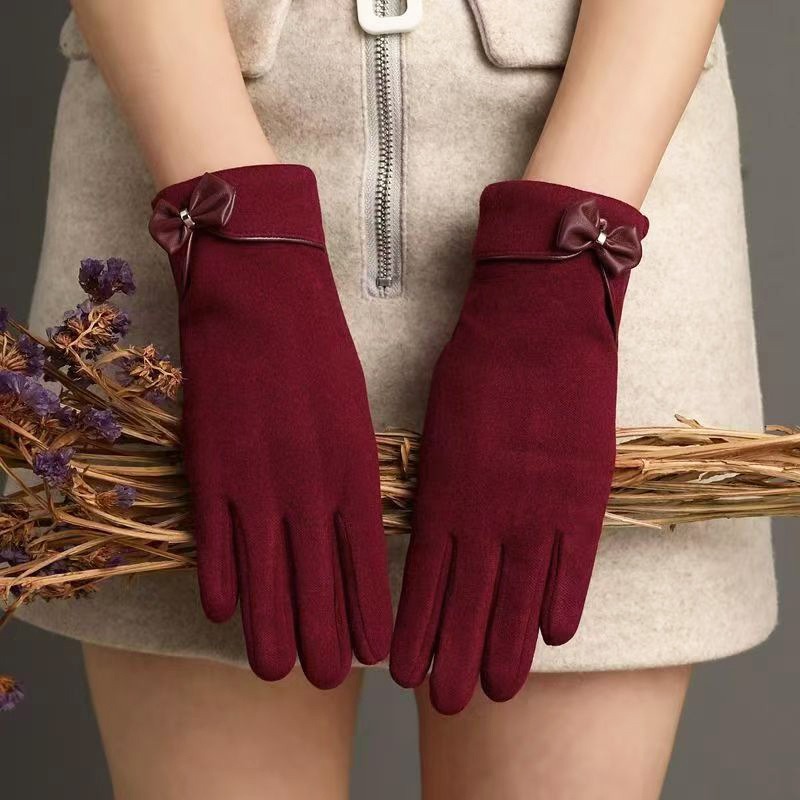 Winter Women's Bow Touch Scree - Cycling Commute Essentials บทวิจารณ์และราคา