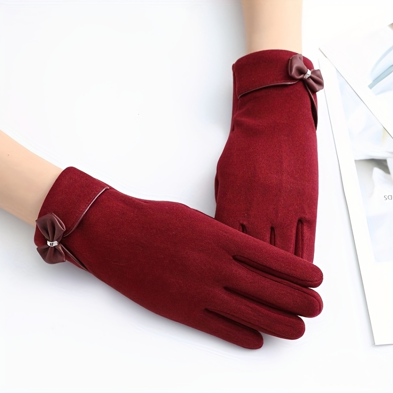 Winter Women's Bow Touch Scree - Cycling Commute Essentials บทวิจารณ์และราคา