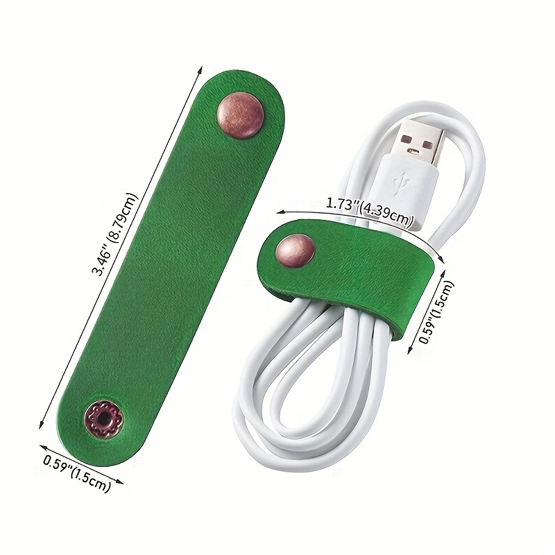 2/5/10pcs random color PU Leat - Cable Lock Flexible บทวิจารณ์และราคา