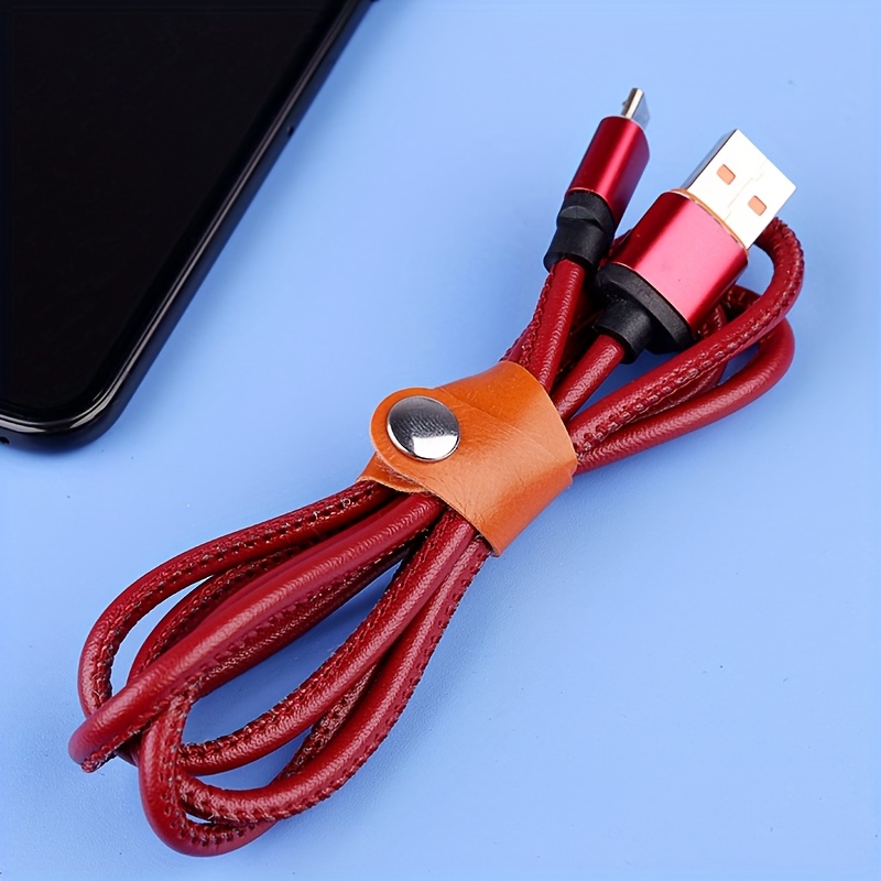 2/5/10pcs random color PU Leat - Cable Lock Flexible บทวิจารณ์และราคา