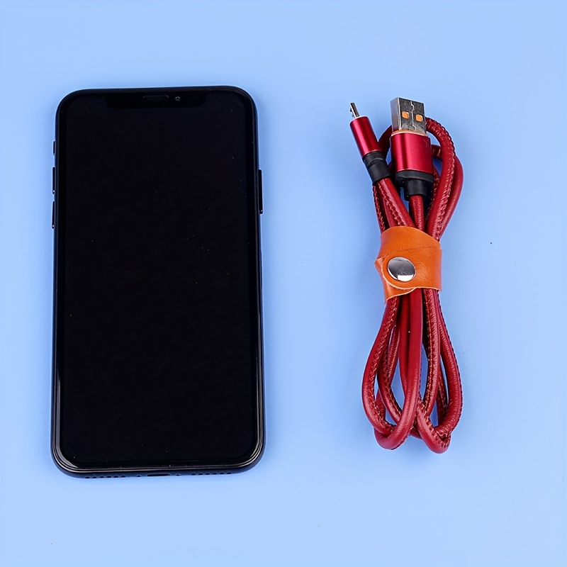 2/5/10pcs random color PU Leat - Cable Lock Flexible บทวิจารณ์และราคา