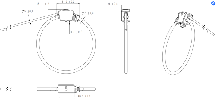 MEATROL NRC-150 Flexible CT Ai - Cable Lock Flexible บทวิจารณ์และราคา