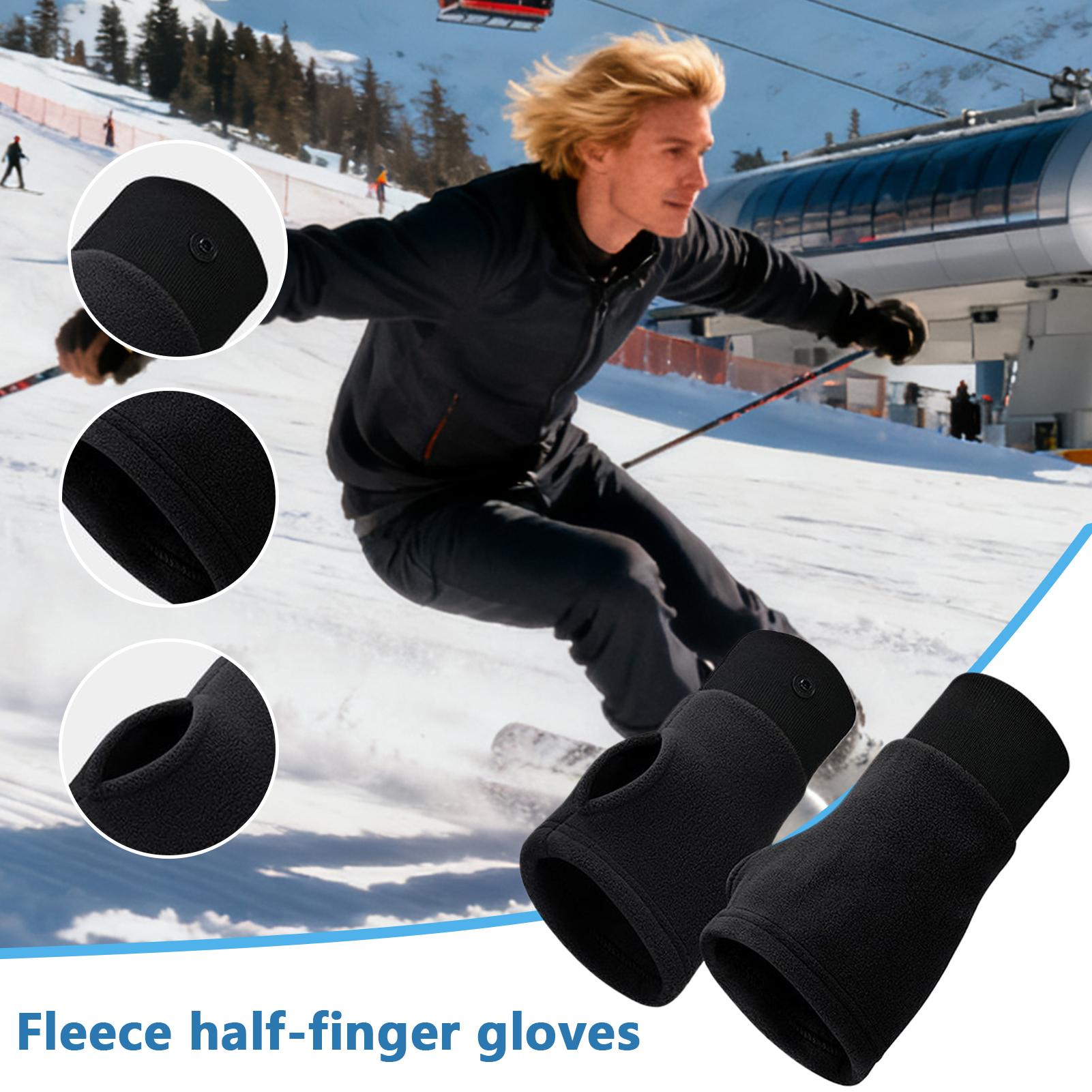 Half Finger Gloves Windproof C - Winter Cycling Commute บทวิจารณ์และราคา