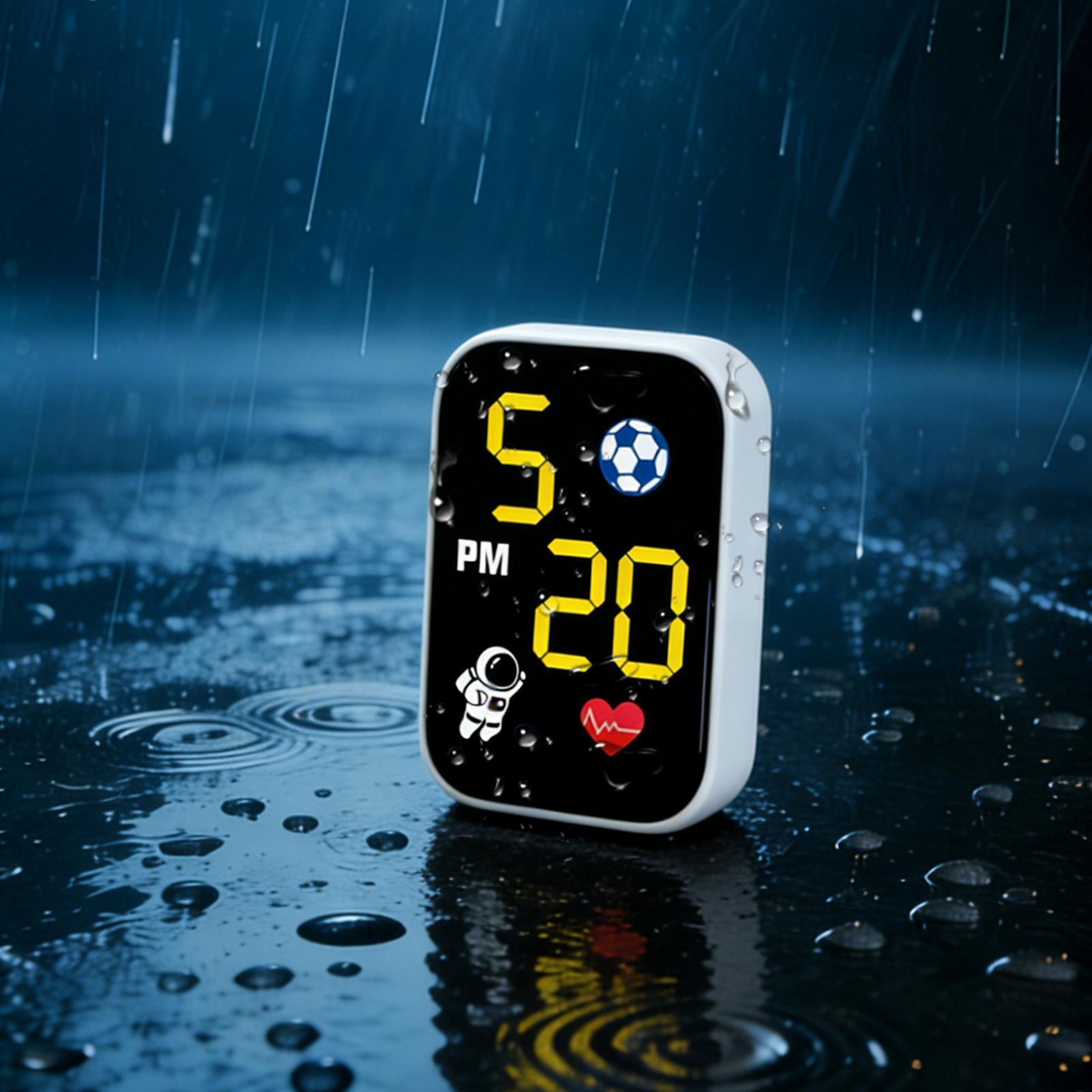 Motorbike Digital Clock Small  - Cycling In City บทวิจารณ์และราคา
