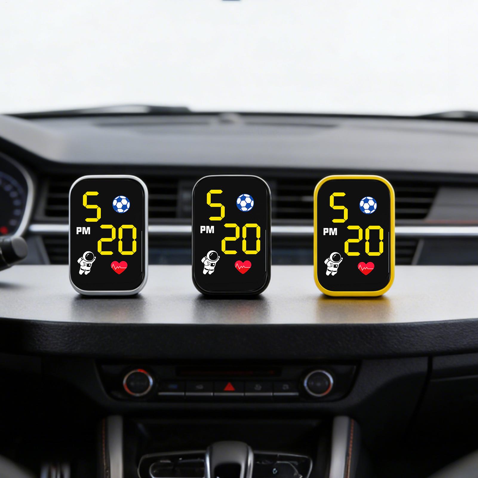 Motorbike Digital Clock Small  - Cycling In City บทวิจารณ์และราคา