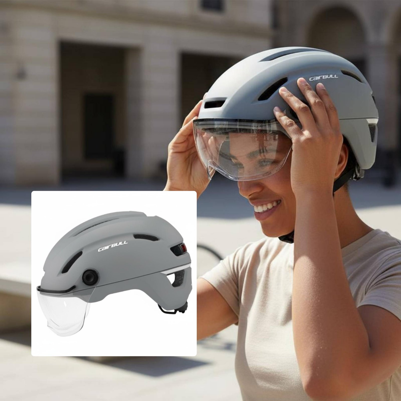 Electric Bicycle Commuter Helm - Cycling In City บทวิจารณ์และราคา