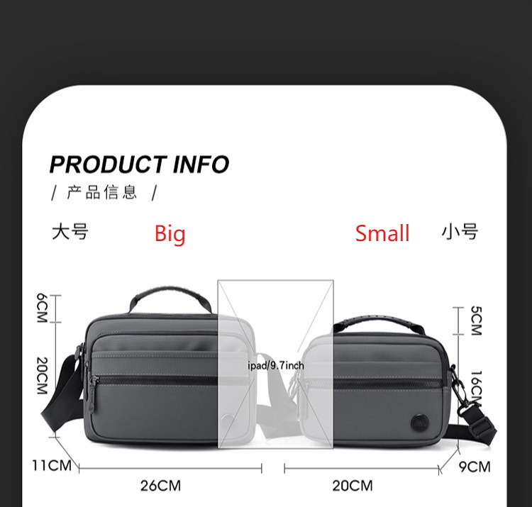Lightweight Nylon Crossbody Ba - Cycling Commute Essentials บทวิจารณ์และราคา