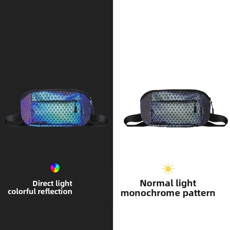 Reflective Crossbody Bag Multi - Cycling Commute Bag บทวิจารณ์และราคา