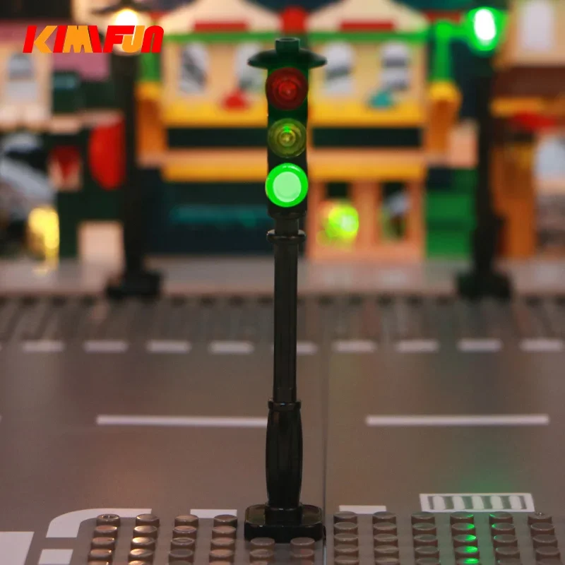 1pcs LED MOC Street Automatic  - Cycling In City บทวิจารณ์และราคา
