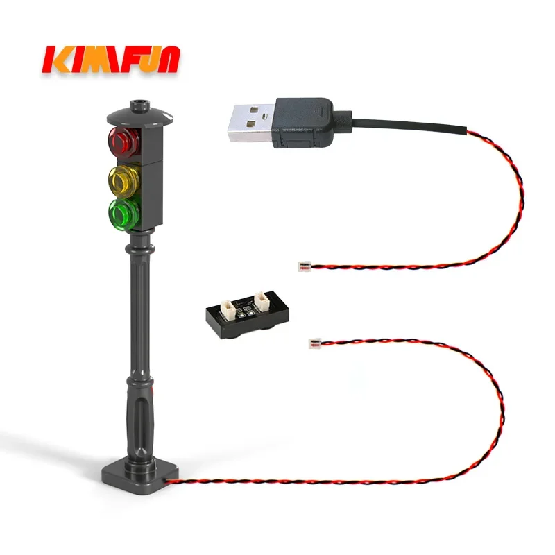 1pcs LED MOC Street Automatic  - Cycling In City บทวิจารณ์และราคา