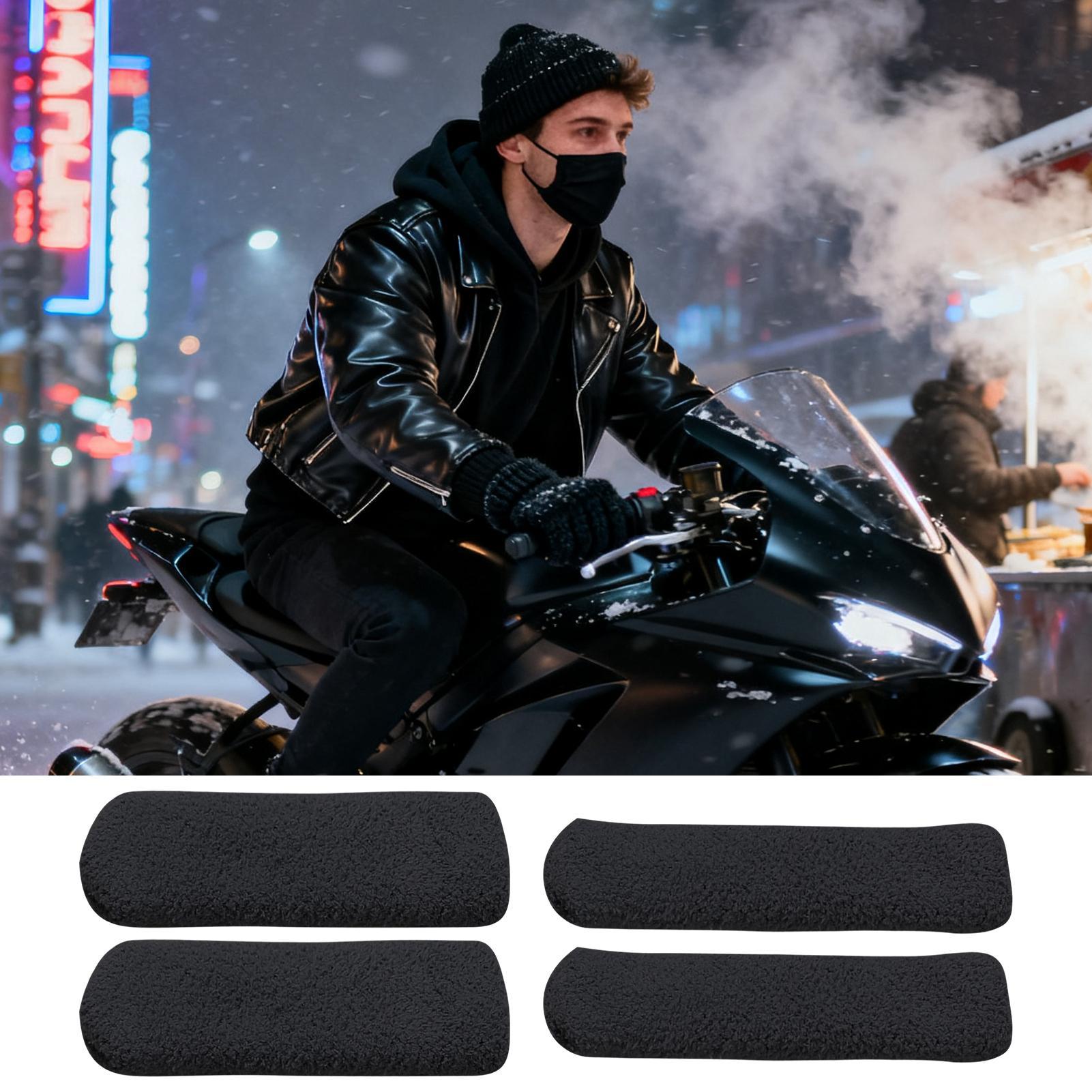 Motorcycle Handle Grip Covers  - Winter Cycling Commute บทวิจารณ์และราคา