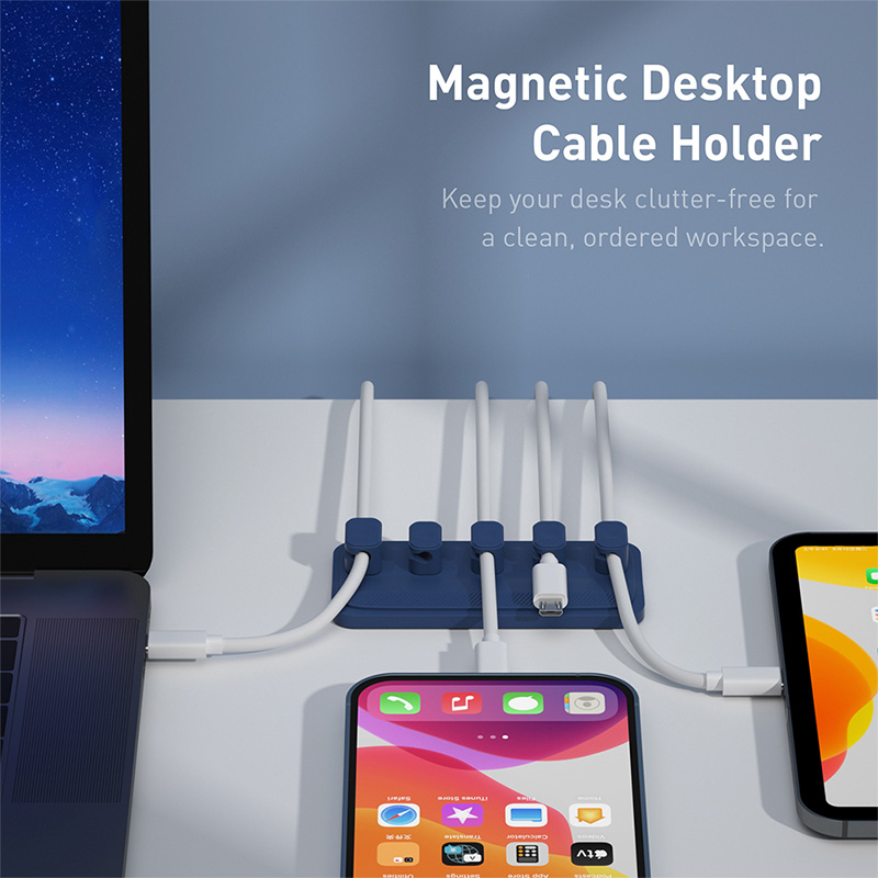 Self-adhesive Silicone Magneti - Cable Lock Flexible บทวิจารณ์และราคา
