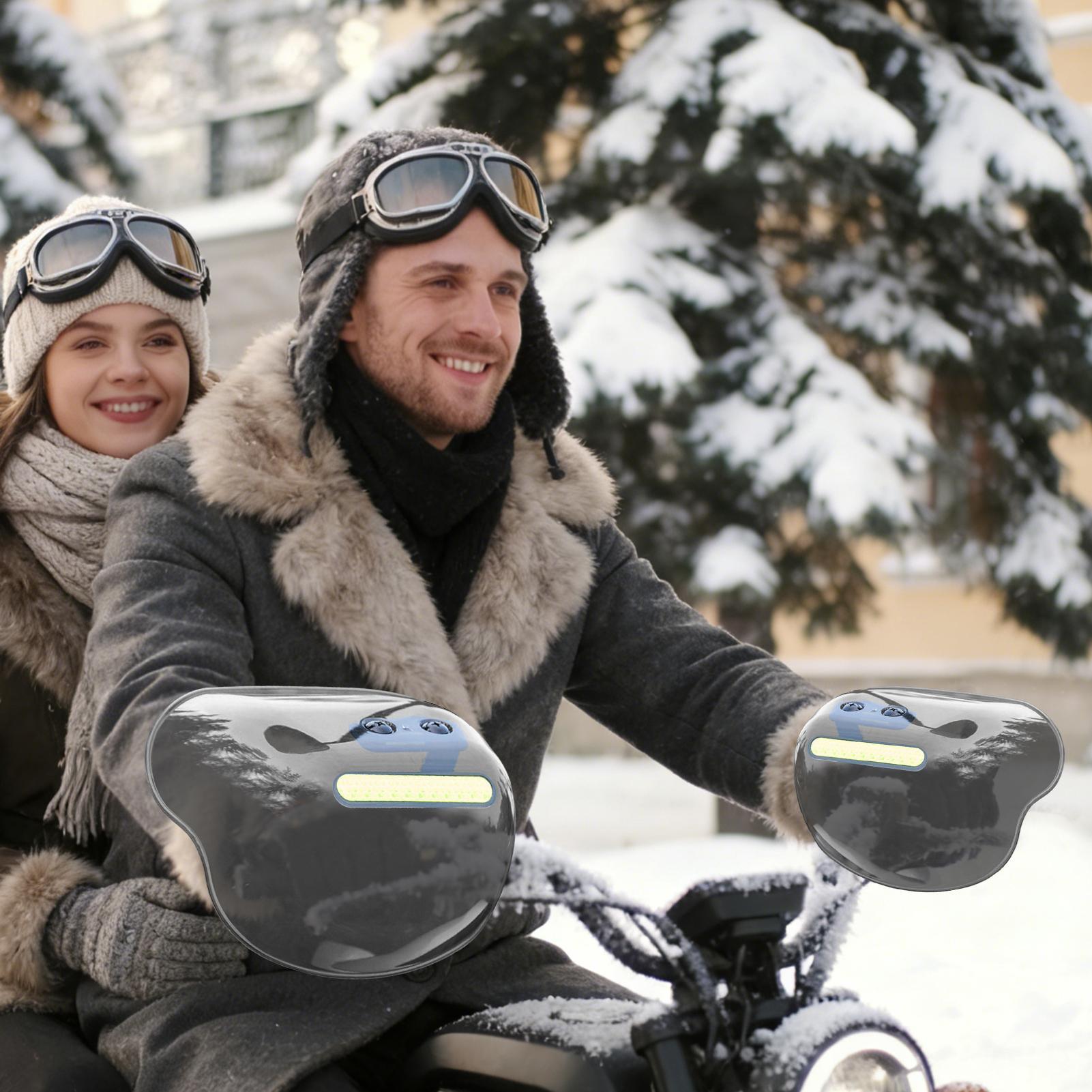 Electric Scooter Handle Guard  - Winter Cycling Commute บทวิจารณ์และราคา