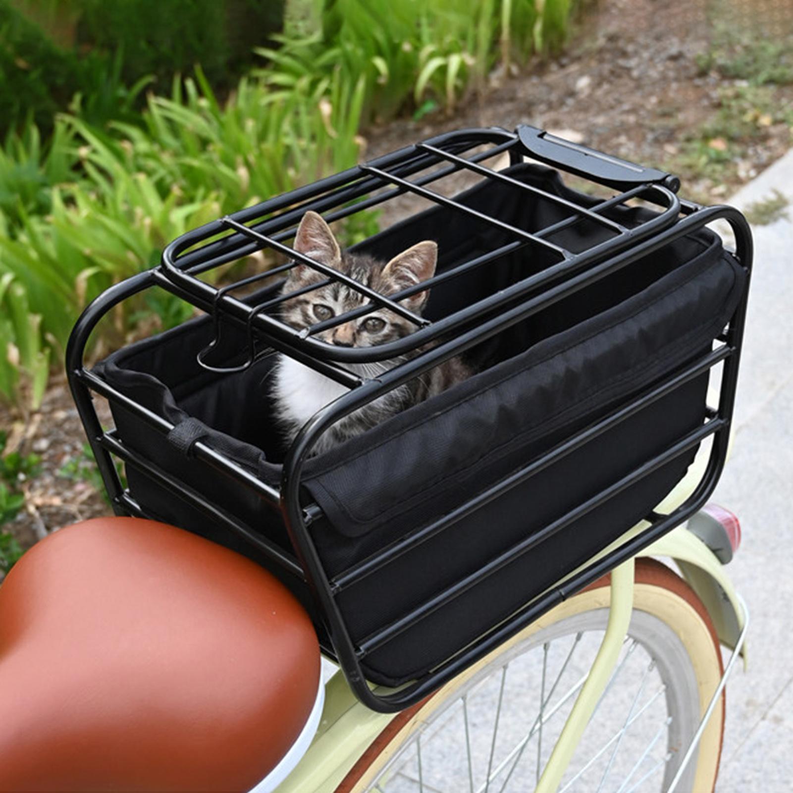 Bike Rear Basket Heavy Duty bi - Cycling Commuter บทวิจารณ์และราคา