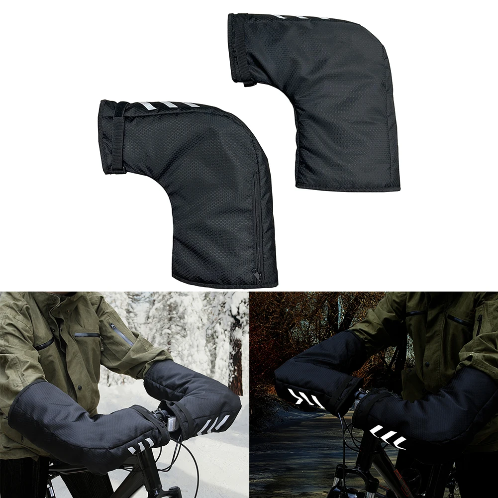 Reflective Handlebar Mittens 1 - Commuting On Mountain Bike บทวิจารณ์และราคา