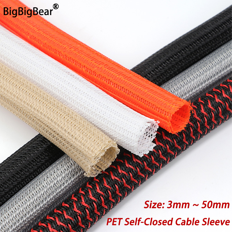 3/5/10m PET Cable Sleeve Self- - Cable Lock Flexible บทวิจารณ์และราคา