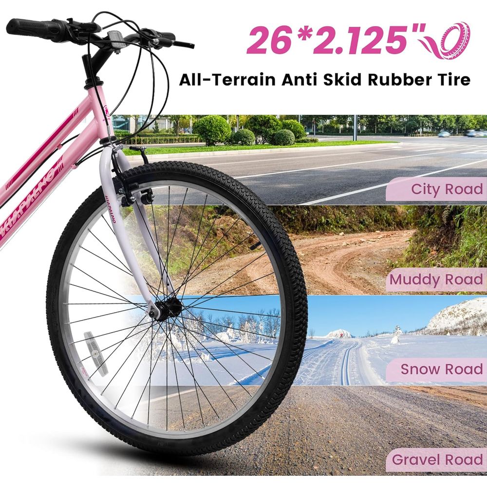21-Speed 24/26 Inch Women's Mo - Cycling Commuter บทวิจารณ์และราคา