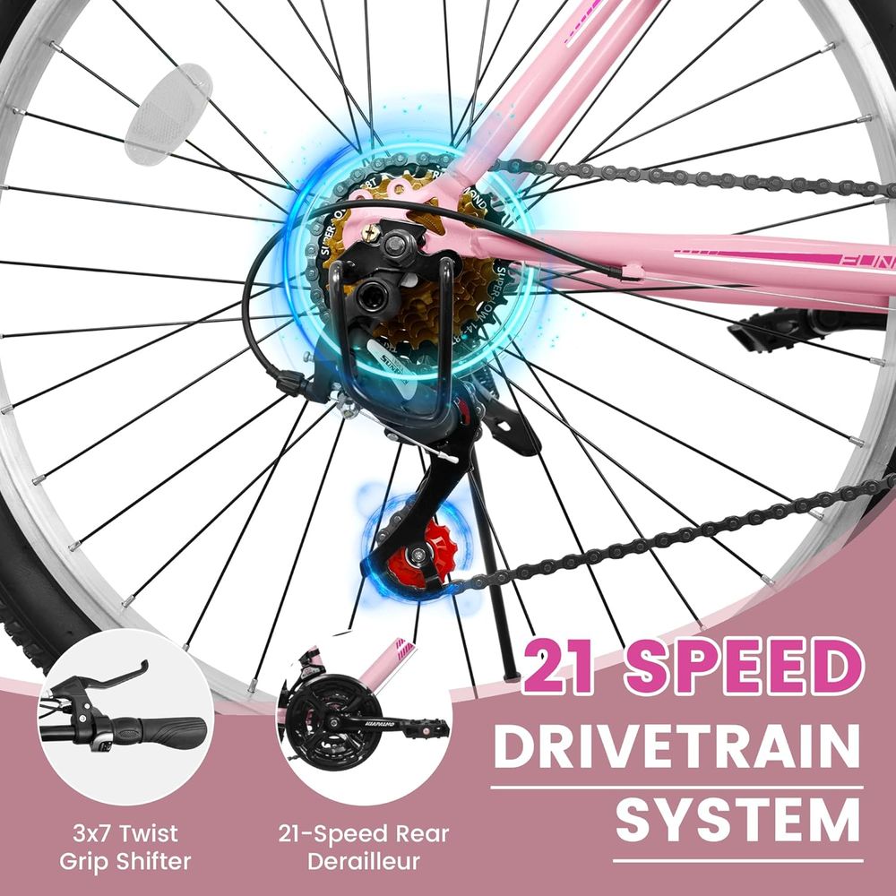 21-Speed 24/26 Inch Women's Mo - Cycling Commuter บทวิจารณ์และราคา