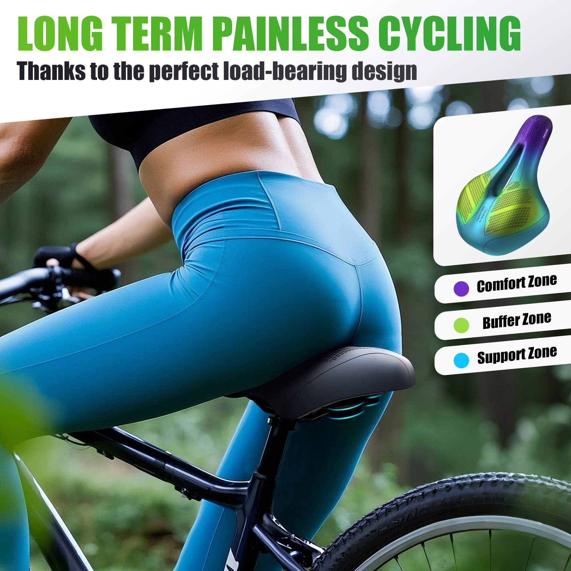 RBRL Bicycle Saddle Waterproof - Cycling In City บทวิจารณ์และราคา