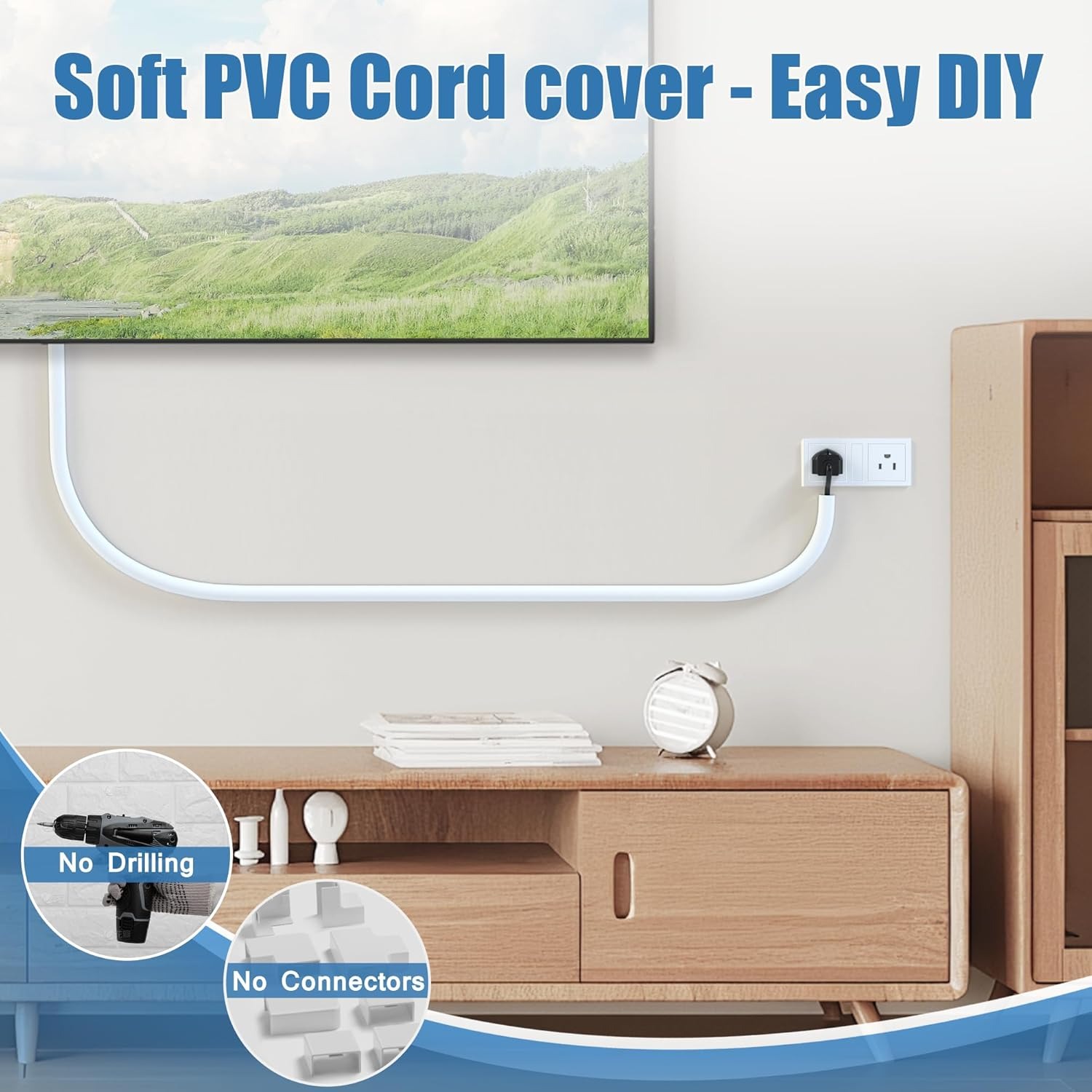 1PC 1/3/5m Flexible floor cabl - Cable Lock Flexible บทวิจารณ์และราคา