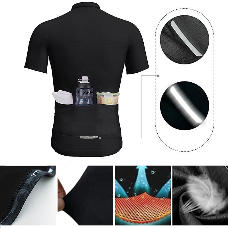 New Cycling Jersey Set Men Sho - Cycling Commuter Shorts บทวิจารณ์และราคา